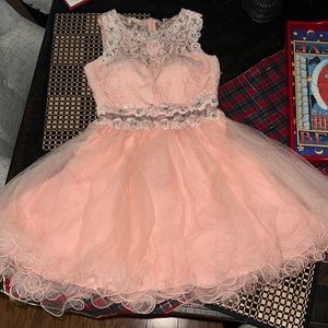 Peach-pinkish party dress size medium